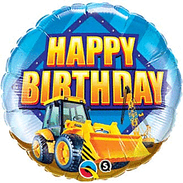 18" Birthday Construction Zone
