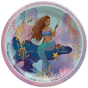 The Little Mermaid 9" Round Plates  8 ct.