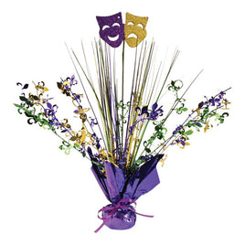 Mardi Gras Gleam N' Spray Centerpiece