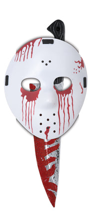 SLASHER HOCKEY MASK & KNIFE