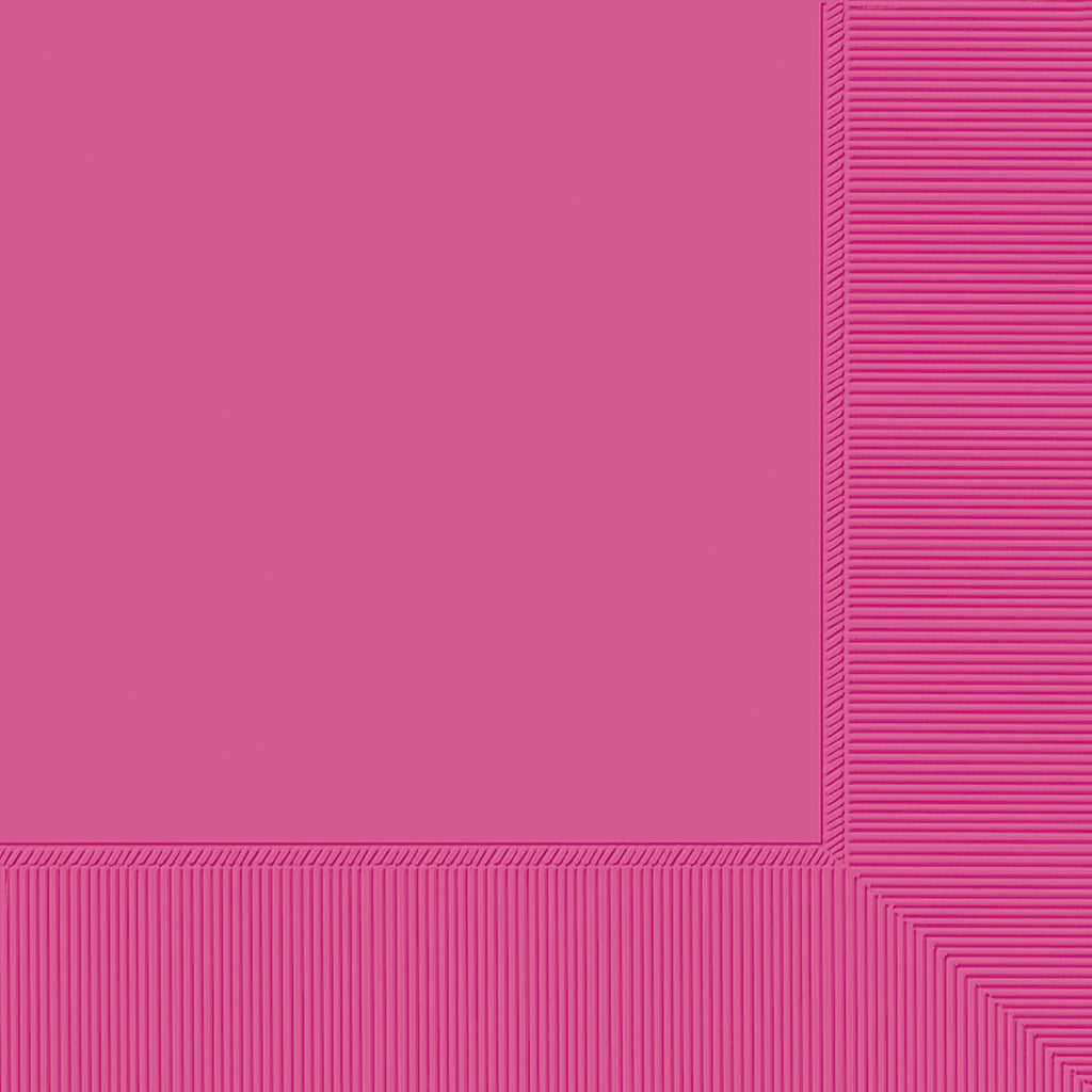 2-Ply Lunch Napkins - Bright Pink 40 ct.