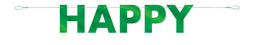 Foil Happy St. Patrick's Day Letter Banner  10.5 ft  2pc