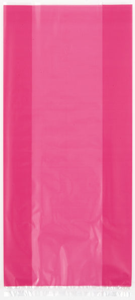 Hot Pink Cellophane Bags  30 ct.