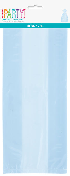 Baby Blue Cellophane Bags  30 ct.