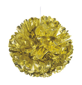 16" Puff Decor- Gold Foil