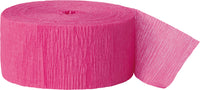 Crepe Streamer 81 ft. Hot Pink