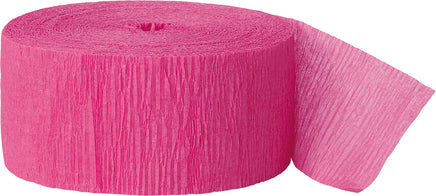 Crepe Streamer 81 ft. Hot Pink