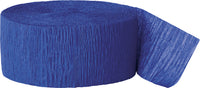 Crepe Streamer 81 ft. Royal Blue