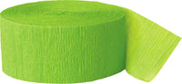 Crepe Streamer 81 ft. Lime Green