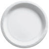 6 3/4" Round Paper Plates  -  White 20 ct.
