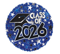 17" Class of 2026 Foil Balloon