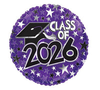 17" Class of 2026 Foil Balloon