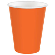 9 oz. Paper Cups - Orange Peel 20 ct