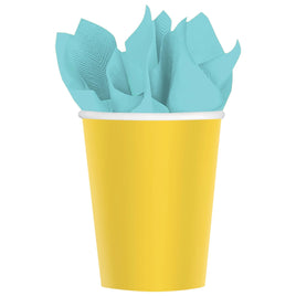 9 oz. Paper Cups  - Yellow Sunshine 20 ct.