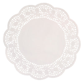 White 12" Doilies
