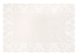 White Doilies Placemats