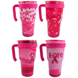 Breast Cancer Awareness 30 oz Insulated Cup Assortment