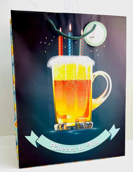 Beer Mug Large Gift Bag