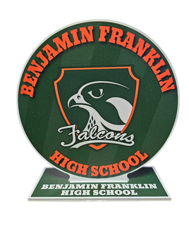 Benjamin Franklin High School Mini Table Centerpiece