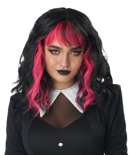 CUTE N CRAFTY WIG Black/Pink