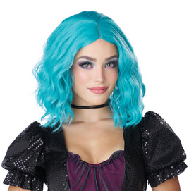 SHORT WAVY BOB WIG - TURQUOISE Turquoise