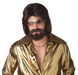 SEXY 70'S MAN WIG, BEARD & MOUSTACHE