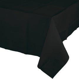 54" X 108" Black Velvet Lined Tablecover 1 ct.