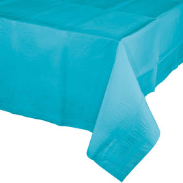 54" X 108" Bermuda Blue Lined Tablecover 1 ct.