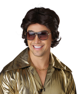70'S FEATHERED & FLASHY WIG
