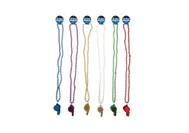 Whistle Bead Necklace 1 ct. (Assorted Colors)