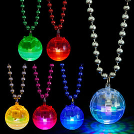 LED Disco Ball Bead Necklace   1 ct. (Assorted Colors)
