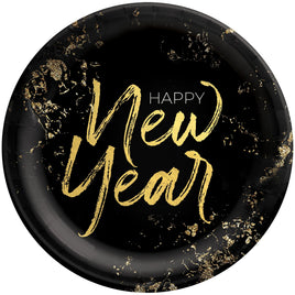 Cheers For The New Year 10" Round Plates 8 ct.