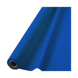 40" x 100' Plastic Table Roll - Bright Royal Blue