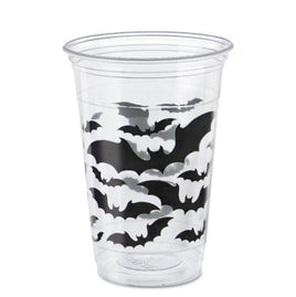 Black Bats Halloween 16oz Plastic Party Cups  8 ct.