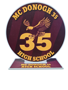 McDonogh #35 High School Mini Table Centerpiece