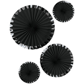 Hot Stamped Paper Fans 4 pcs.