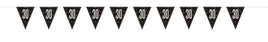 9 ft. GLITZ 30 Black Prismatic Plastic Flag Banner