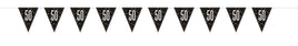 9 ft. GLITZ 50 Black Prismatic Plastic Flag Banner