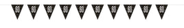9 ft. GLITZ 60 Black Prismatic Platic Flag Banner