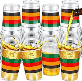 12 oz. Juneteenth Plastic Cups 8 ct.