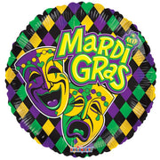 18" Mardi Gras Masks