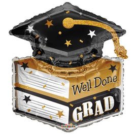 36" WELL DONE GRAD JUMBO FOIL BALLOON