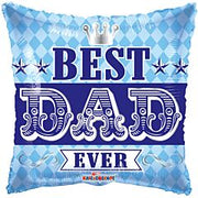 18" ROYAL BEST DAD EVER FOIL BALLOON