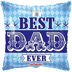 18" ROYAL BEST DAD EVER FOIL BALLOON