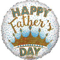 18" King Dad Father's Day  Foil Balloon