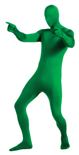 2nd Skin Adult Costume - Green Medium