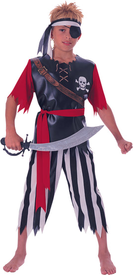 Pirate King Kids Costume Small