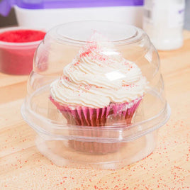 Swirl Dome 1 Compartment Cupcake/Muffin Holder