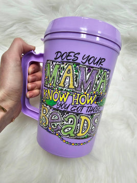 Does Your Mama Know How You Got Those Beads Mardi Gras HIP S