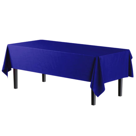 Navy Blue Table Cover  54 in. X 108 in.  1 ct.